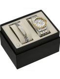 SET RELOJ BULOVA + PULSERA DE CRISTAL 98K108